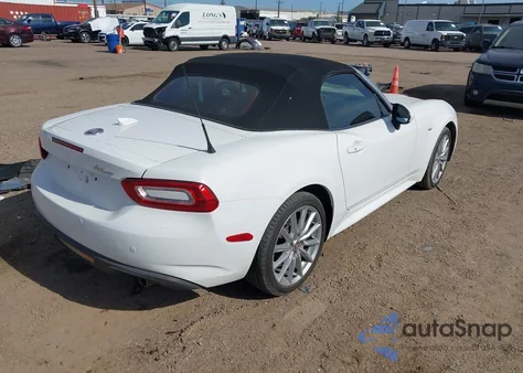 2017 Fiat 124 Spider Lusso from USA, damaged, VIN JC1NFAEK5H0101628